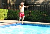 Photo: Diving In!