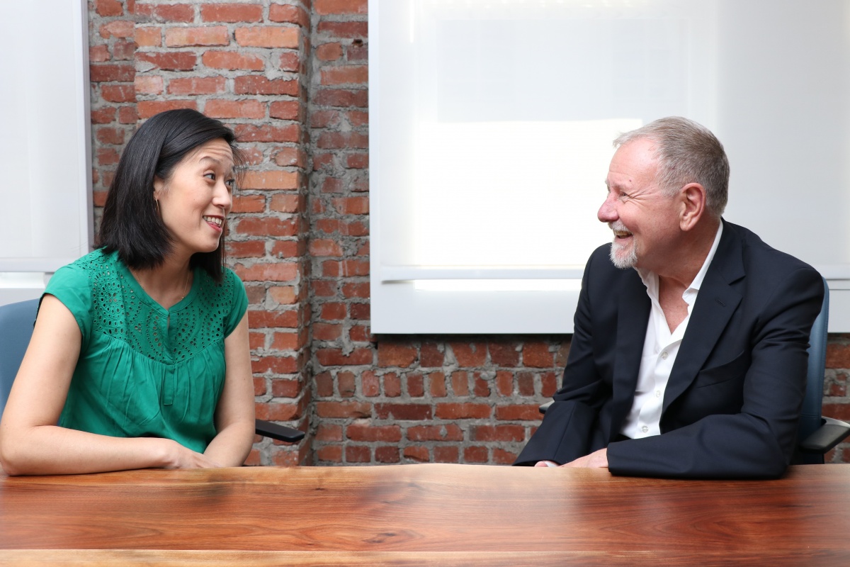 Carolyn Wang Kong and Ray Baxter