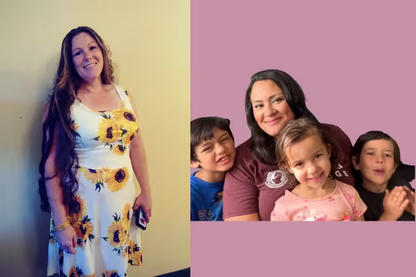 SPARC leader Shannon Riley and SPARC leader Lisa Quilan with her children